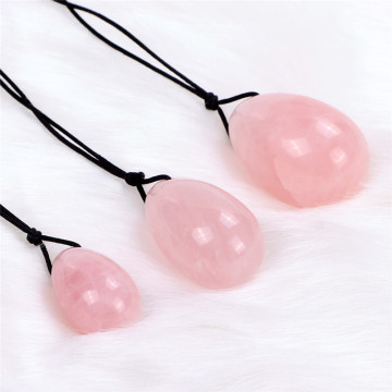 Rose Quartz Yoni Egg Jade Eggs Women Kegel Exerciser Jade Massager Vaginal Muscles Tightening Ball Crystal Kegel Eggs