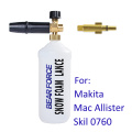 High Pressure Soap Foamer Foam Cannon Car Foam Bottle Sprayer Foam Maker for Makita Mac Allister Skil 0760 High Pressure Washer