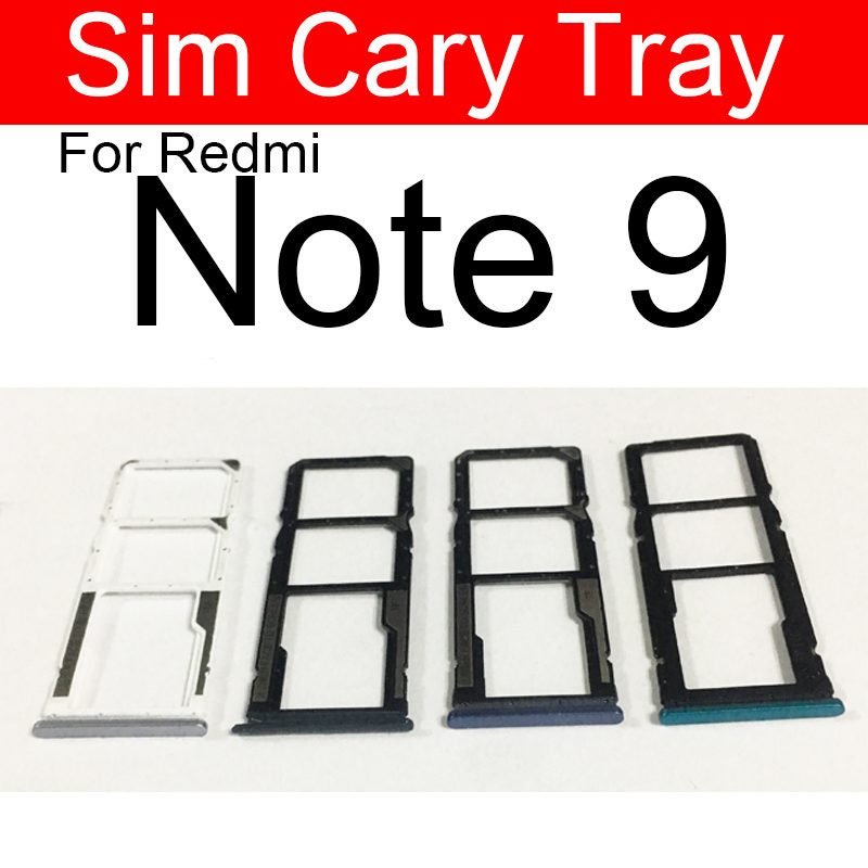 Sim Card Tray For Xiaomi Redmi Note 9 Note9 M2003J15SC SIM Card Slot Sim Card Reader Holder Flex Cable Repair Replacement Parts