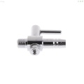 Aquarium Fish Tank Air Pump Flow Stainless Steel Lever Control Valve Distributor