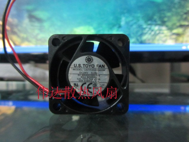Original Model USTF402024HW 24V 0.08A 4020 40 * 40 * 20MM Cooling Fan