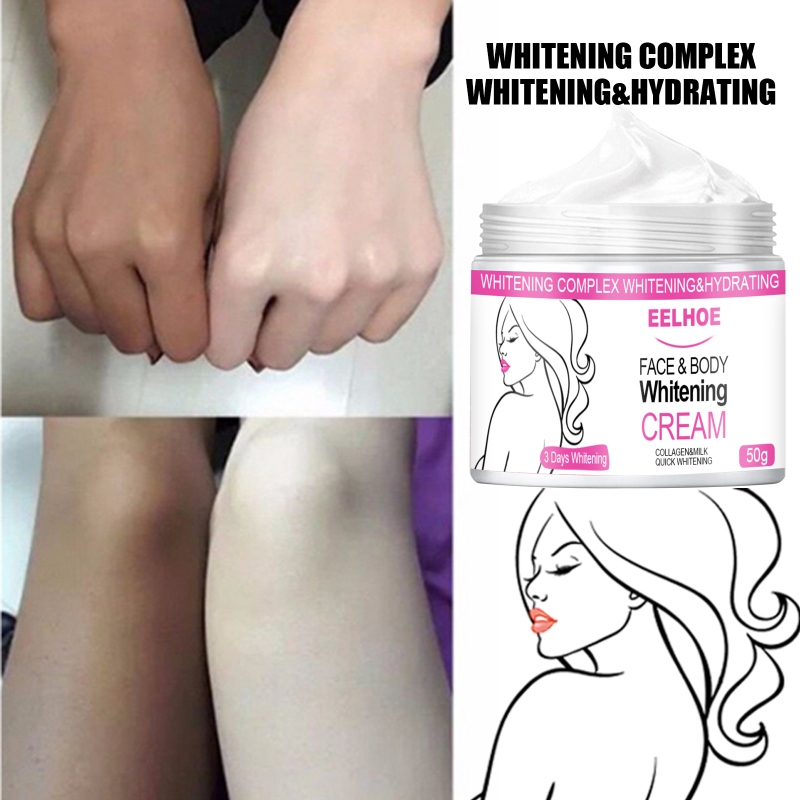 Whitening Cream Bleaching Facial Body Whitening Cream Legs Knee Privates Underarm Whitening Body Lotion Brightening Cream TSLM2