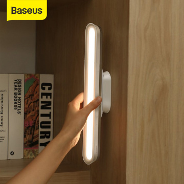 Baseus Hanging Magnetic LED Table Lamp Chargeable Stepless Dimming Cabinet Light Night Light For Closet Wardrobe Desk Lamp