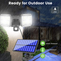 120 LED Solar Wall Light Folding Deformed IP65 Waterproof 3 Mode PIR Motion Sensor Lamp for Outdoor Street Lamp