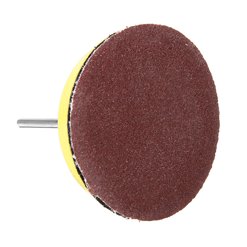 50pcs 2'' Sanding Disc 60-180 Grits Sandpaper Sander Discs Sanding Pad with M6 Backer Plate for Abrasive Tools