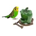 Fruit-Shaped Plastic Bird Cage Feeder Food Water Bowl Container Feeding Drinker Parrot Pet Dispenser Feeder Bowl Cup Bird Feeder