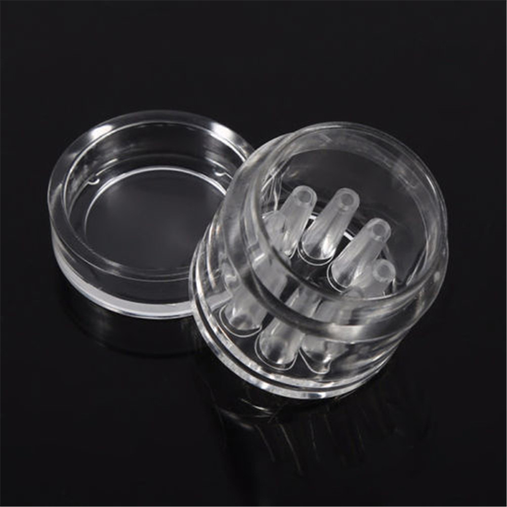 8 Hole Snail Trap Transparent Leech Vivarium Planarian Pest Catch Pen red bee shrimp Worm Bait Feeding Box Aquarium Cleaner Tool