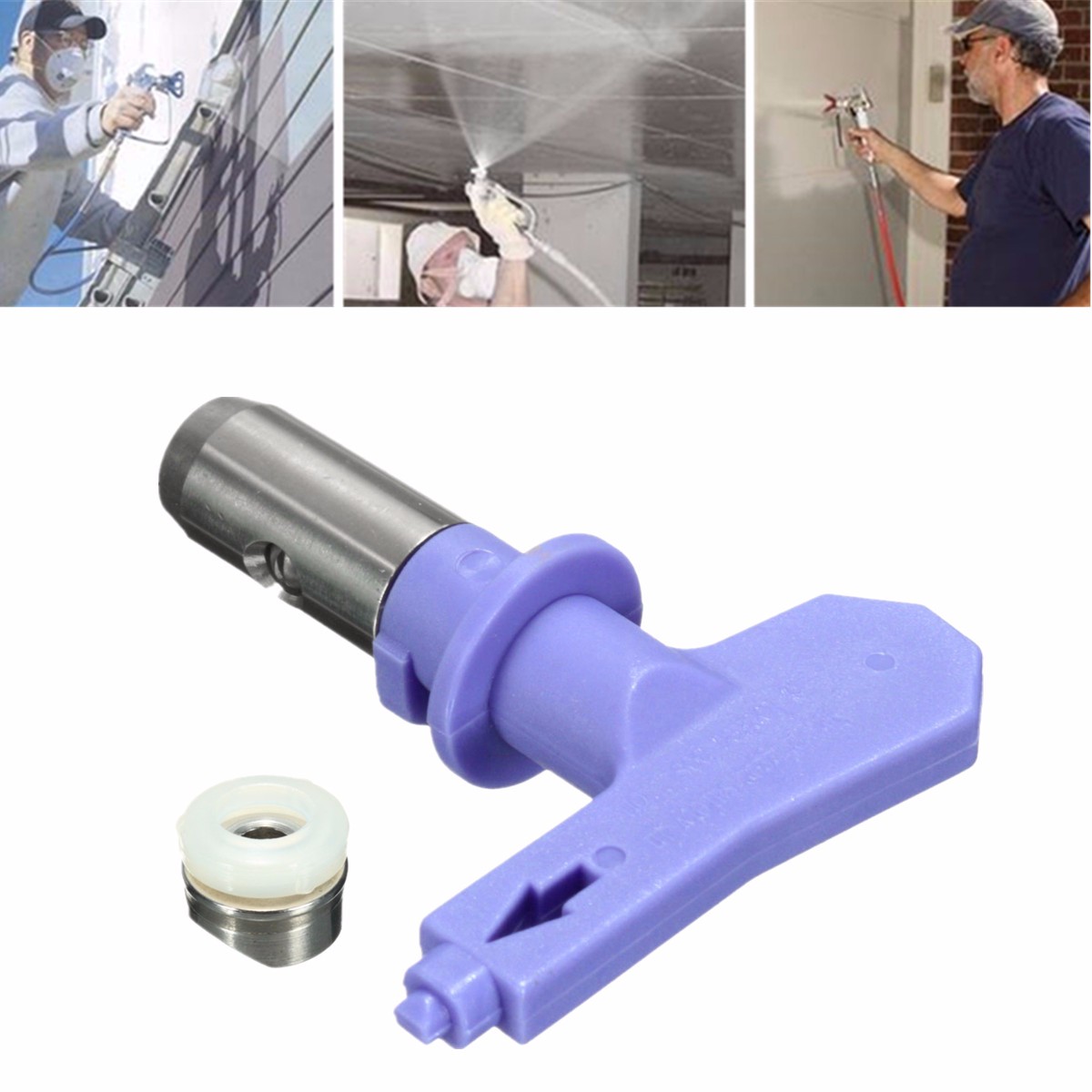 Lavender 4 Series Airless Spray Tips High Pressure Airless Spray Nozzle Spraying Machine Part