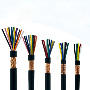 5 Meters RVVP Shielded Electrical Wire 6 7 8 10 12 Pin 0.3 / 0.5 / 0.75 / 1 / 1.5 mm Audio Signal Cable Copper Wire