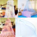 1 Pcs Elegant Lace Bed Mosquito Netting Curtain Mesh Canopy Princess Round Dome