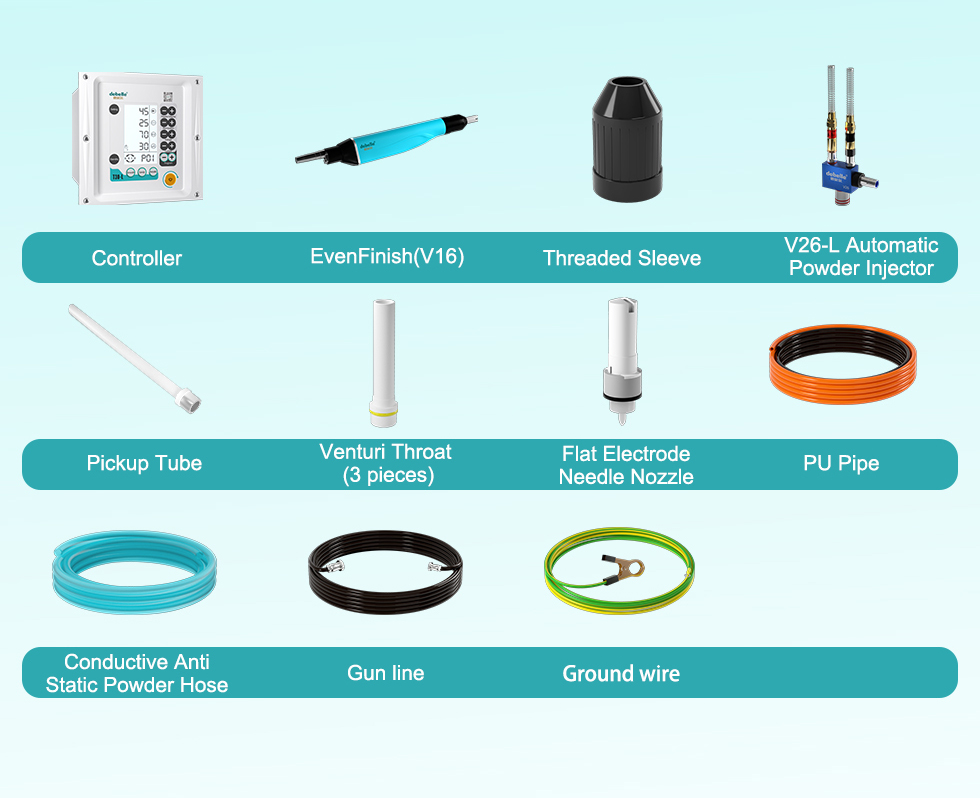 powder-coating-macine-configuration-list