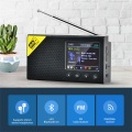 Portable Wireless Bluetooth Digital Radio DAB/DAB+ And FM Receiver Rechargeable Lightweight Small Home Radio Music Player