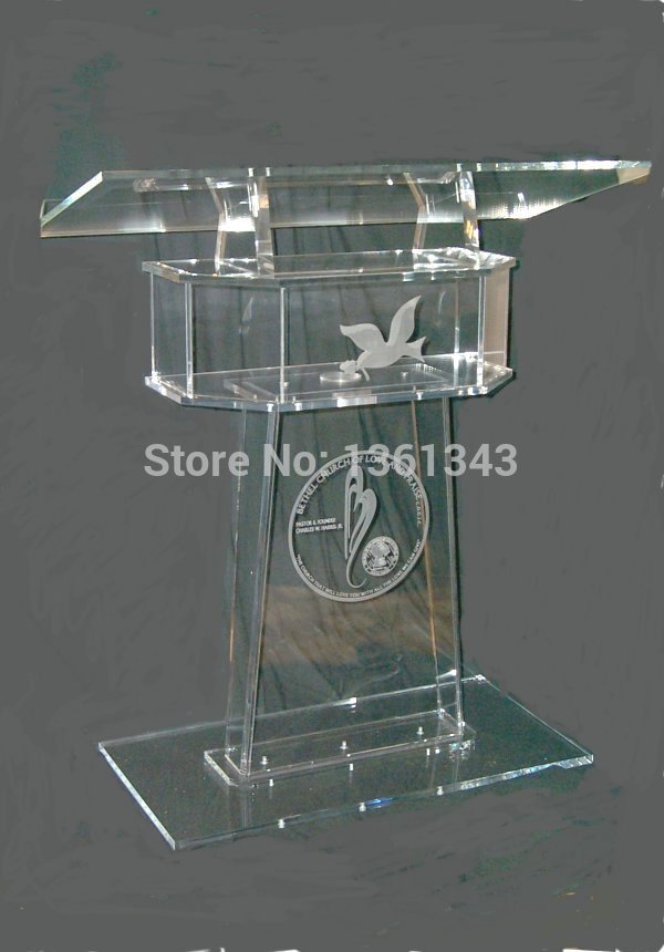 Acrylic Crystal fashion promotion The reception desk the speakers podium Welcome Taiwan lectern lectern The platform podium
