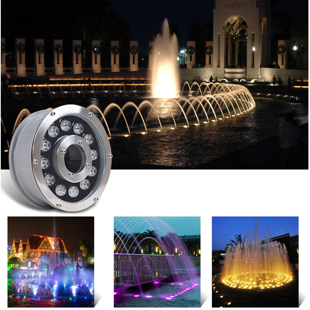 IP68 Led fountain light 3w 6w 9w 12w 15w 18w 24W Led Pool Light F AC12V AC24V Underwater Lights Fountains
