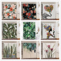 High Quality Waterproof Shower Curtains Elephant Palm Leaves Flower Cactus 3D Bath Decoration Curtains For Bathroom Living Room