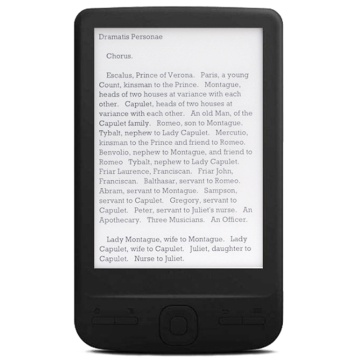 4.3 Inch E-Ink Ebook Reader 800X600 Ereader Electronic Paper Book with Front Light PU Cover(4G)
