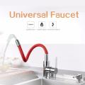 Silica Gel Nose Any Direction Rotating Kitchen Faucet Cold and Hot Water Mixer Torneira Cozinha Single Handle kitchen tap