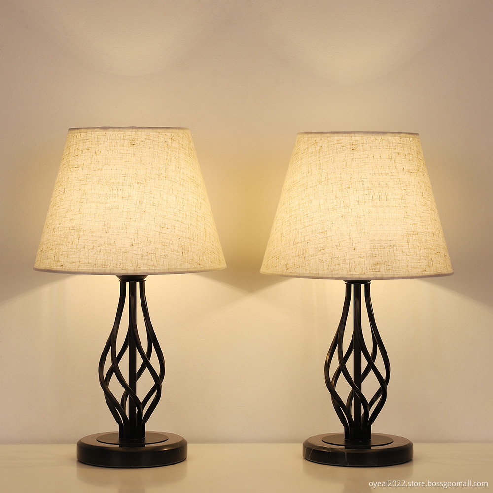 Classical Design Nightstand Table Lamps