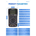 KKmoon Oscilloscope High Definition Intelligent Graphical Digital Oscilloscope Multimeter 2 in 1 with 2.4 Inches Color Screen