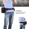 Camera Waist Belt Strap Adjustable Padded Lens Tube Bag Belts Hang Lens Case Pouch Holder Pack Belt Photography Accessories