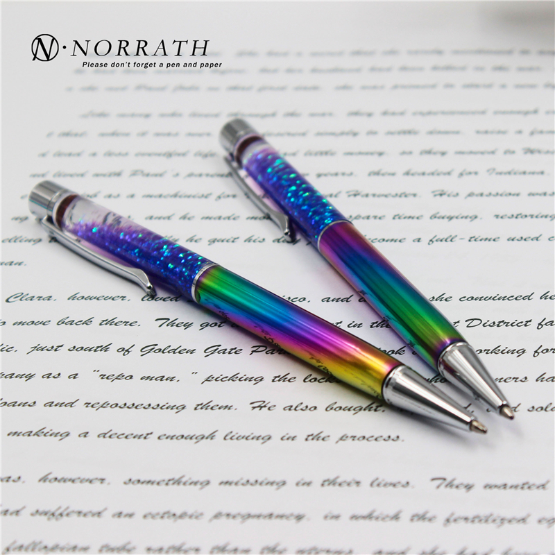 Cute ballpoint pen luxury pens for writing spinning metal pen office supplies school accessories korean stationery child gift