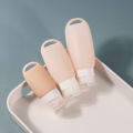 1pcs 90ML Silicone Keychain Refillable Bottle Lotion Travel Liquid Container Empty Bottle Shampoo Bottles Portable Dropshipping