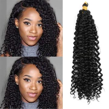 Mtmei Hair 14 Inch Afro Kinky Curly Hair Bundles With Closure Water Wave Hair Bundles Synthetic Braiding Hair Extensions
