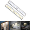 PIR Motion Sensor LED Cabinet Light 6 /10 leds Automatic Sensor Wardrobe Closet Lights Drawer Night Light Lamp for Indoor