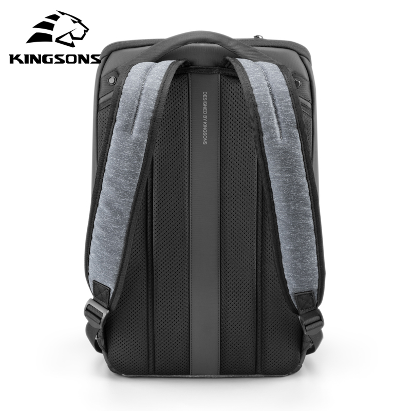 Kingsons Multifunction Men 15 inch Laptop Backpacks Fashion Waterproof Travel Backpack Anti-thief male Mochila school bags hot