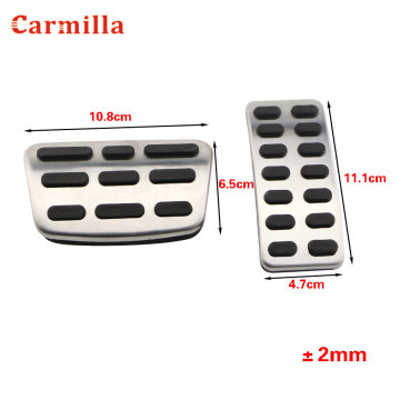 Carmilla Car Styling Accessories Fit for Kia Niro 2019 2020 Car Pedals Car Brake Pedal Gas Pedal Cover