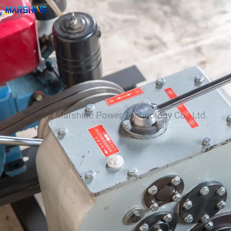 Gasoline Underground Cable Pulling Winch Machine-7