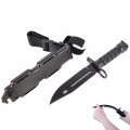 Safe 1: 1 Rubber Knife Military Training Enthusiasts CS Cosplay Toy Sword First Blood Props Dagger Model