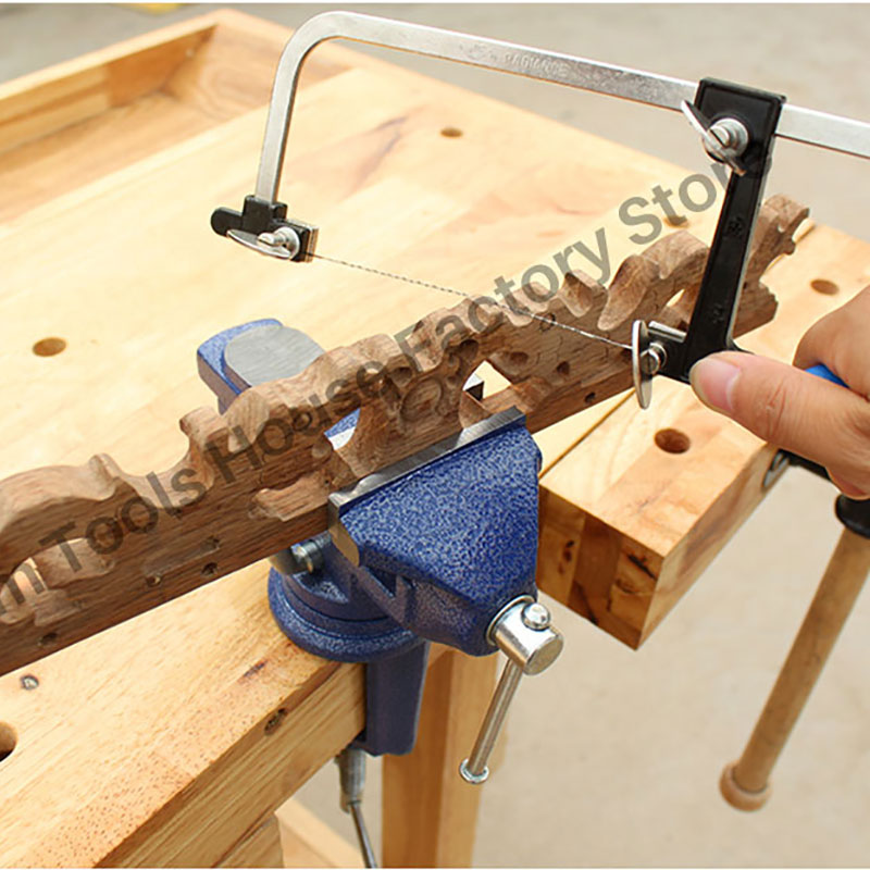 Bench Vise Jaw Width 60mm 360 Degree Swivel Cast Iron Tabletop Vice Multifunctional Heavy Clamp Non-slip Rubber Pad Accessories