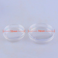 10Pcs/Lot 70mm Polystyrene Sterile Petri Dishes Bacteria Culture Dish for Laboratory Medical Biological Scientific Lab Supplies