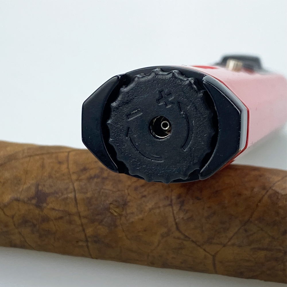 Guevara Torch Lighter 2 Jet Butane Refillable Fluid Protable Windproof Cigar Lighter for BBQ Fireworks for Cooking