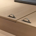Tatami Hidden Door Handles Zinc Alloy Recessed Flush Pull Cover Floor Cabinet Handle Bright Chrome Dark Furniture Hardware