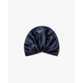 Classic Pleated Silk Sleep Cap Pure Mulberry Silk 19 Momme Hair Turban Sleeping Cap for Curly Thick Hair Types Night Bonnet with