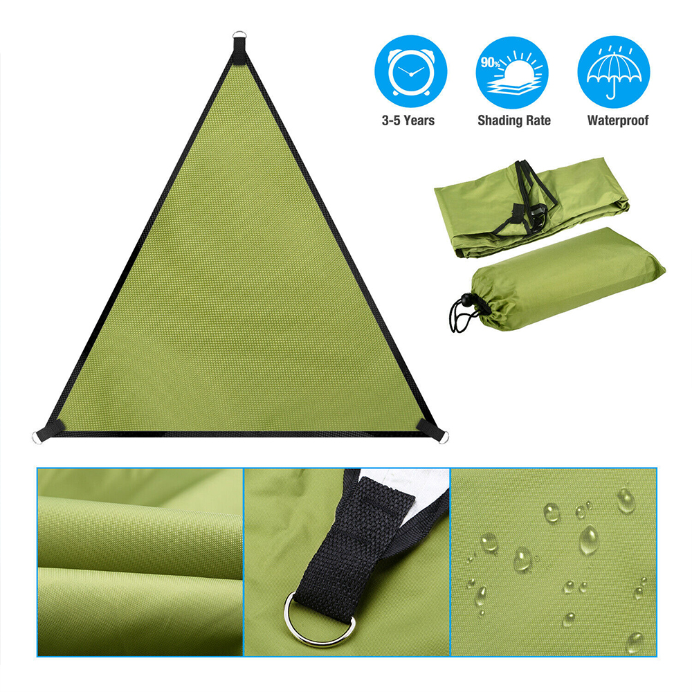 Triangle Sun Shelter Awning Canopy Shelters Anti-UV Sun Shade Sail Waterproof Tent Tarp Portable Outdoor Camping Picnic Cloth #