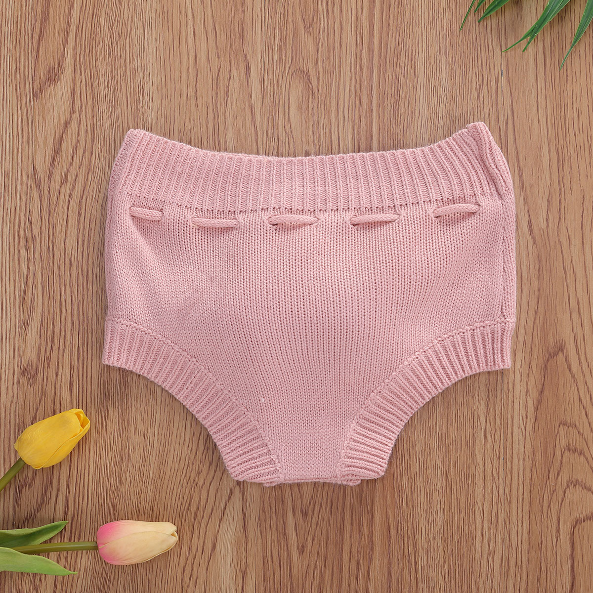2020 0-18M Cute Infant Baby Girls Shorts Autumn Winter New Knited Solid Color Plush ball Triangle Shorts Bottoms