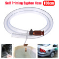 5/6FT Self Priming Jiggle Siphon Pump Hose Liquid Water Fuel Oil Petrol Transfer Tube Gasoline Self Shaker Syphon Safety Pump