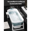 Cordial Shining Bath Barrel Adult Folding Bath Tub Household Bath Barrel Adult Thick Plastic Bathtub Full Body Children Bathtub