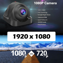 1080P AHD Side View Camera 12V for Vehicle Bus Truck Monitoring Night Vision Car Surveillance Security Camera IP68 Waterproof