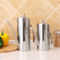 0.5-1L Olive Oil Dispenser 304 Stainless Steel Vinegar Bottle Sauce Kitchen Storage Tools Drip-Free Spout Long Mouth