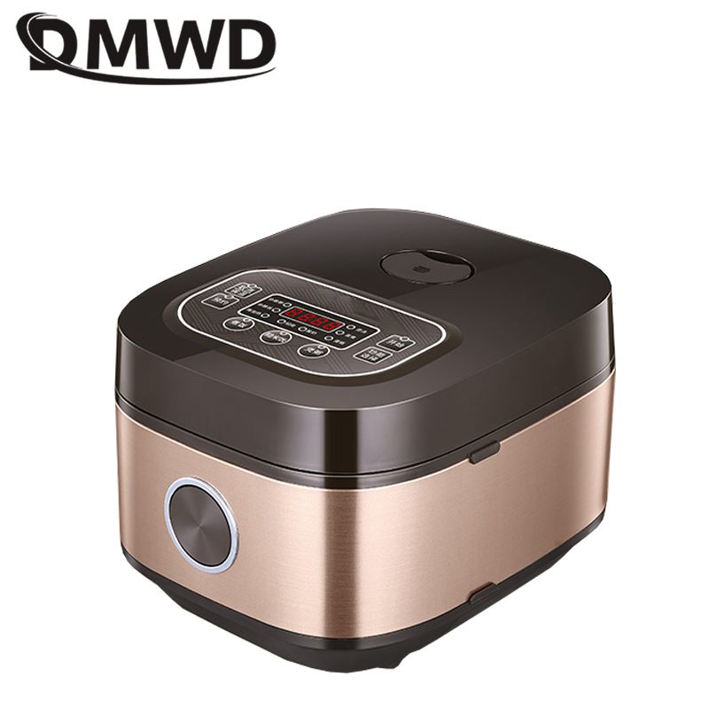 DMWD Household Electric Rice Cooker 5L Smart Automatic Breakfast Machine Soup Pot Heat Preservation 24H Appointment