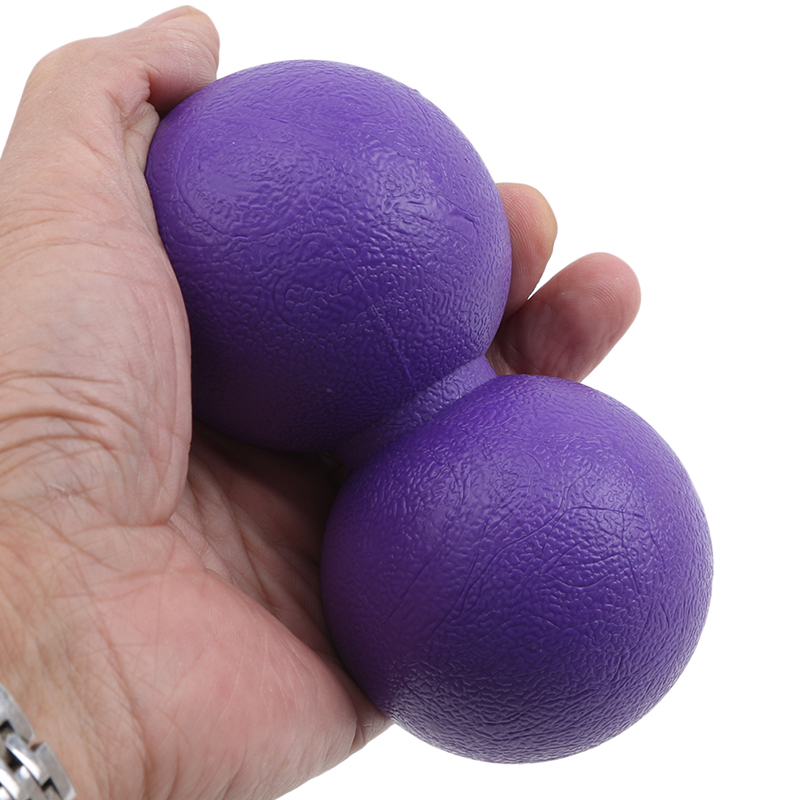 High Density Lacrosse Ball Gym Fitness Ball Therapy Relax Exercise Peanut Massage Ball Relieve Stress