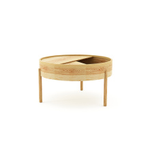 Modern round wooden coffee table furniture wholesale