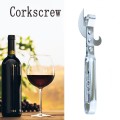 2pc Multifunction Stainless Steel Wine Opener Portable Screw Corkscrew Bottle Opener Kitchen Bar Tools Accessories #YL10