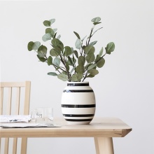 Modern Nordic style zebra stripes vase