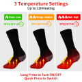 Men Electric Heated Socks Women Winter Warm Stocking Washable USB Heating Sock With 2 Battery Outdoor Skiing Cycling Sport Socks