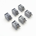 20pcs RJ11 4P4C Female PCB Mount Modular Plug/Jack Network Connector 4P Grey